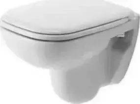 Унитаз подвесной Duravit D-Code Compact укороченный, с сиденьем микролифт (22110900002, 0067390000)