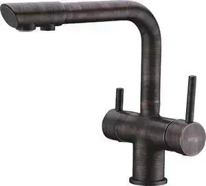 Смеситель для кухни Wasserkraft под фильтр тёмная бронза (A8047)