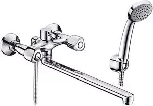 Смеситель для ванны Wasserkraft Amper 2900 с длинным изливом (2902L)