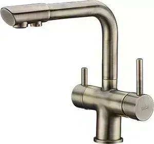 Смеситель для кухни Wasserkraft под фильтр бронза светлая (A8037)