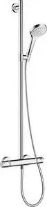 Термостат для душа Hansgrohe Croma Select S с душевым гарнитуром, белый/хром (27249400)