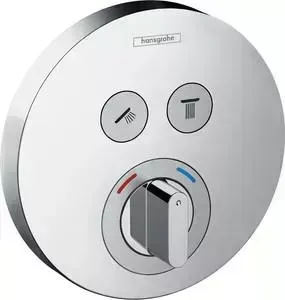 Смеситель для ванны Hansgrohe ShowerSelect S на два выхода, с механизмом, хром (15748000, 01800180)