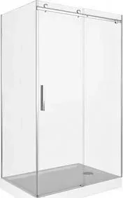 Душевой уголок Good Door Galaxy WTW+SP-110-80 с поддоном, профиль хром, стекло прозрачное (ГЛ00003, ГЛ00001, ЛП00001)