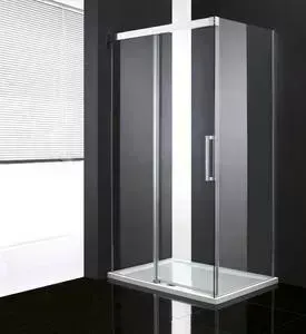 Душевой уголок CEZARES PREMIER-SOFT-W-AH-1-130/100-C-Cr-IV профиль хром, стекло прозрачное