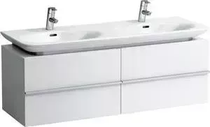 Тумба под раковину Laufen Palace New 130 см с 2-мя ящиками белая, для 8.1070.8 (4.0133.1.075.463.1)