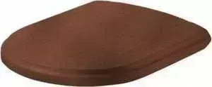 Сиденье для унитаза Villeroy Boch Hommage массив березы, орех, латунь (9926 6600)