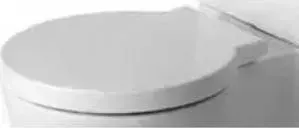 Сиденье для унитаза Duravit Starck1 бел/хром с механизмом плав закрывания (0065880099)