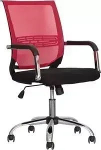 Кресло офисное Стимул-групп CTK-XH-6057 CH black (сиденье черная сетка) / red (спинка красная сетка)