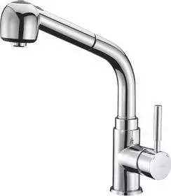 Смеситель для кухни Wasserkraft Main 4100 с выдвижным изливом (4166)