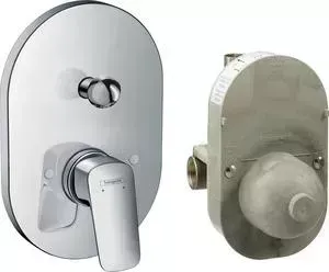 Смеситель для ванны Hansgrohe Logis с механизмом, хром (71409000)