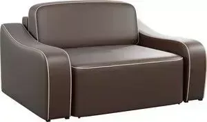 Кресло Мебелико Триумф эко-кожа коричневый.