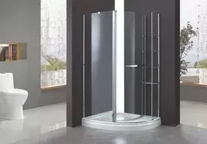 Душевой уголок CEZARES ELENA-W-RH-1-120/90-P-Cr-L левый, с поддоном, профиль хром, стекло рифленое
