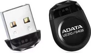 Флеш-накопитель A-DATA 64GBDashDrive UD310 USB 2.0 Черный (AUD310-64G-RBK)