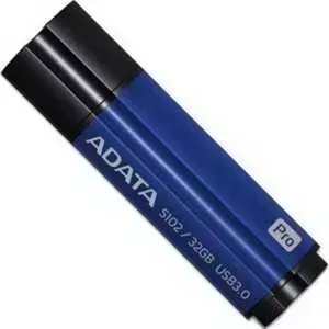 Флеш-накопитель A-DATA 32Gb S102 Pro Синий алюминий (Read 600X) (AS102P-32G-RBL)