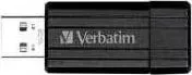 Флеш-накопитель VERBATIM Pinstripe 16Gb black (049063)