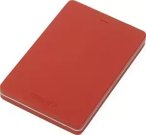 Внешний HDD TOSHIBA 1Tb Canvio Alu red (HDTH310ER3AA)
