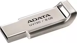 Флеш-накопитель A-DATA 8GB UV130 USB 2.0 Золотистый (AUV130-8G-RGD)