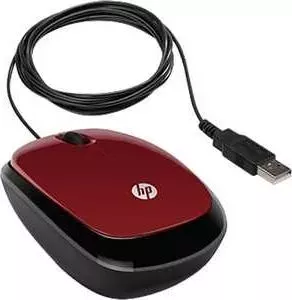 Мышь проводная HP X1200 Wired Red (H6F01AA)