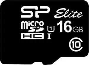 SD карта SILICON POWER microSD 16GB Class 10 UHS-I (SD адаптер) (SP016GBSTHBU1V10-SP)