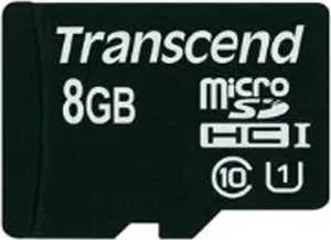 SD карта TRANSCEND microSD 8GB Class 10 UHS-I (TS8GUSDCU1)