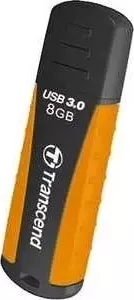 Флеш-накопитель TRANSCEND 8GB JetFlash 810 Резиновый/ Черный/ Оранжевый (TS8GJF810)