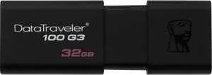 Флеш-накопитель KINGSTON 32GB DataTraveler Traveler 100 G3 черный (DT100G3/ 32GB)