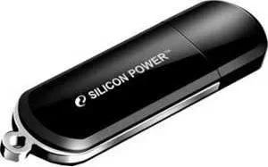 Флеш-накопитель SILICON POWER 64Gb LuxMini 322 Черный (SP064GBUF2322V1K)