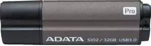 Флеш-накопитель A-DATA 32Gb S102 Pro Серый алюминий (Read 600X) (AS102P-32G-RGY)
