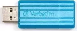 Флеш-накопитель VERBATIM 16GB PinStripe Синий (49068)