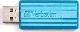 Флеш-накопитель VERBATIM 8GB PinStripe Синий (47398)