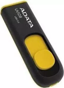 Флеш-накопитель A-DATA 32Gb UV128 черный/ желтый (AUV128-32G-RBY)