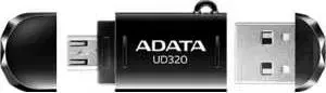 Флеш-накопитель A-DATA 32GB DashDrive UD320 OTG USB 2.0 MicroUSB Черный (AUD320-32G-RBK)