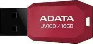 Флеш-накопитель A-DATA 16Gb UV100 Красный (AUV100-16G-RRD)