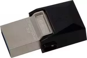 Флеш-накопитель KINGSTON 64GB DataTraveler microDUO USB 3.0 OTG (DTDUO3/64GB)