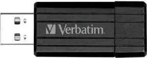 Флеш-накопитель VERBATIM 16GB PinStripe Черный (49063)