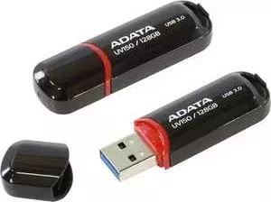 Флеш-накопитель A-DATA 128GBUV150 USB 3.0 Черный (AUV150-128G-RBK)