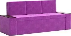 Кухонный диван АртМебель Лина Микровельвет (фиолетовый)