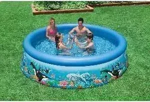 Надувной бассейн INTEX Easy Set Морской пейзаж 3.05х0.76м (54900/28124/28124NP)