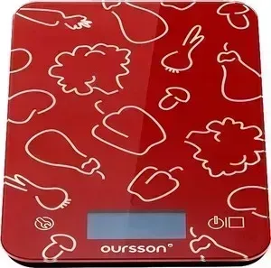 Весы кухонные Oursson KS5009GD/RD