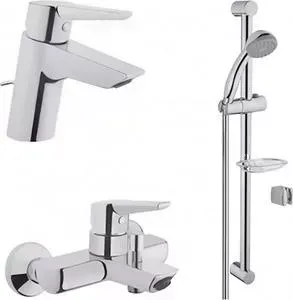 Комплект смесителей VITRA Solid S для раковины, ванны, душевой гарнитур