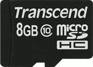 SD карта TRANSCEND MicroSD Card 8Gb Class10 (TS8GUSDC10)