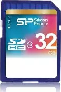 Карта памяти SILICON POWER SDHC 32Gb Class10 (SP032GBSDH010V10)
