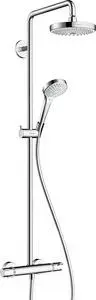 Душевая система Hansgrohe Croma Select S EcoSmart 180 2jet, белый/хром (27254400)