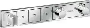Термостат для ванны Hansgrohe RainSelect на три выхода, механизма 15311180, хром (15356000)