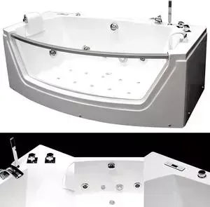 Акриловая ванна GROSSMAN гидромассажная 175x85x60 (GR-17585)