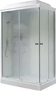 Душевая кабина Royal Bath 120х80х217 стекло левая белое/шиншилла (RB8120HP3-WC-L)