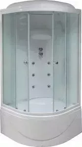 Душевая кабина Royal Bath 100х100х217 стекло белое/шиншилла (RB100BK3-WC)