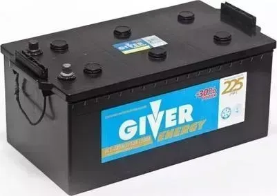 Аккумулятор Giver GIVER Energy 225 Евро 3 (+ -) Конус 1500А Курск
