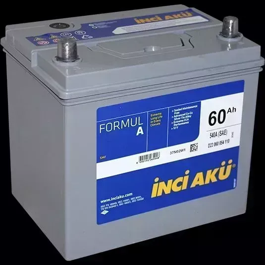 Аккумулятор INCI Aku Inci FormulA Asia 60Ah о.п. (D23 060 054 010) 540A B/H