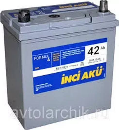 Аккумулятор INCI Asia Inci FormulA Asia 42 п.п. (NS40 042 036 130) 360A переходник